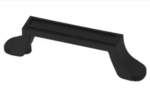 Liberty P45959C-FB 3" Structured Column Cabinet Drawer Pull Flat Black Liberty P45959C-FB 3" Structured Column Cabinet Drawer Pull Flat Black