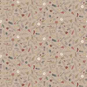 Henry Glass O Christmas Tree Novelty Toss Taupe Fabric By The Yard Henry Glass O Christmas Tree Novelty Toss Taupe Fabric By The Yard