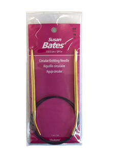 Susan Bates Silvalume 29" Circular Knitting Needles, U.S. 10 (6.00mm) Susan Bates Silvalume 29" Circular Knitting Needles, U.S. 10 (6.00mm)