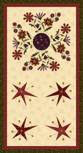Henry Glass Plant Kindness 24" Plant Panel Cream Fabric By The Panel Henry Glass Plant Kindness 24" Plant Panel Cream Fabric By The Panel