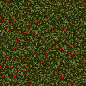 Henry Glass Winter Joy Fir Sprigs Green Fabric By The Yard Henry Glass Winter Joy Fir Sprigs Green Fabric By The Yard