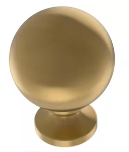 Liberty P21108C-117 1 3/16" Round Orb Modern Gold Cabinet Drawer Knob Liberty P21108C-117 1 3/16" Round Orb Modern Gold Cabinet Drawer Knob