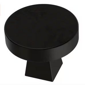 Liberty P47284C-FB 1 1/8" Flat Round Cabinet Drawer Knob Flat Black Finish Liberty P47284C-FB 1 1/8" Flat Round Cabinet Drawer Knob Flat Black Finish