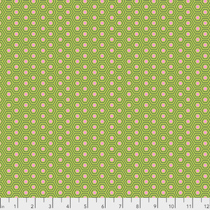 Free Spirit Tula Pink Hexy Juniper Cotton Fabric By Yard Free Spirit Tula Pink Hexy Juniper Cotton Fabric By Yard
