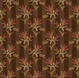 Henry Glass Froth & Bubble Stripey Floral Brown Cotton Fabric By The Yard Henry Glass Froth & Bubble Stripey Floral Brown Cotton Fabric By The Yard