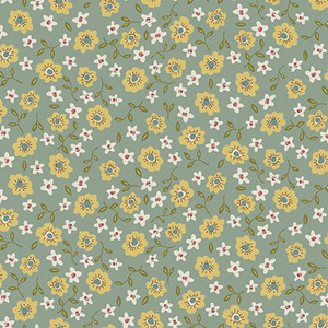 Henry Glass Market Garden Tossed Posies Lt Blue Cotton Fabric By The Yard Henry Glass Market Garden Tossed Posies Lt Blue Cotton Fabric By The Yard