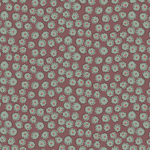 Henry Glass Market Garden Carnation Toss Raisin Cotton Fabric By The Yard Henry Glass Market Garden Carnation Toss Raisin Cotton Fabric By The Yard