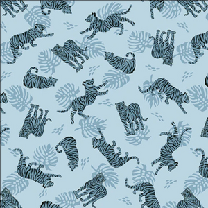 Studio E Earth Day Every Day Tossed Tigers Lt Blue Cotton Fabric By The Yard Studio E Earth Day Every Day Tossed Tigers Lt Blue Cotton Fabric By The Yard