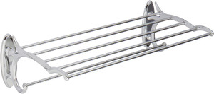 Ginger Bath Circe 24" Hotel Towel Shelf W/ Towel Bar Polished Chrome Finish Ginger Bath Circe 24" Hotel Towel Shelf W/ Towel Bar Polished Chrome Finish