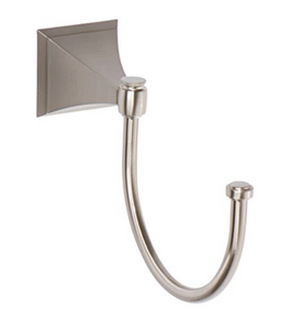 Ginger Designer Bath Cayden Pivoting Towel Hook Satin Nickel Finish Ginger Designer Bath Cayden Pivoting Towel Hook Satin Nickel Finish
