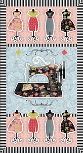 Studio E Love You Sew 24" Panel Cotton Fabric By The Panel Studio E Love You Sew 24" Panel Cotton Fabric By The Panel