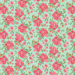 Henry Glass Tweets & Treats Flower Toss Sky Blue Cotton Fabric By The Yard Henry Glass Tweets & Treats Flower Toss Sky Blue Cotton Fabric By The Yard