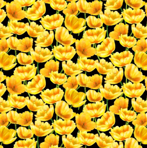 Studio E Hydrangea Garden Tulips Black Cotton Fabric By Yard Studio E Hydrangea Garden Tulips Black Cotton Fabric By Yard