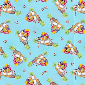Studio E Painting The World Tossed Parrot Agua Cotton Fabric By Yard Studio E Painting The World Tossed Parrot Agua Cotton Fabric By Yard