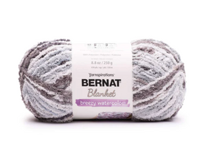 Bernat Blanket Breezy Watercolor Liquid Cloud 250g Knitting & Crochet Yarn Bernat Blanket Breezy Watercolor Liquid Cloud 250g Knitting & Crochet Yarn