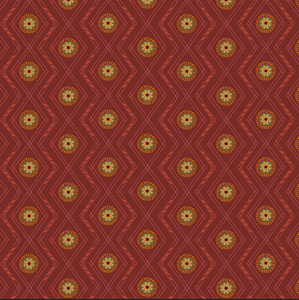 Henry Glass Far Horizons Zig Zag Dot Brick Red Cotton Fabric By The Yard Henry Glass Far Horizons Zig Zag Dot Brick Red Cotton Fabric By The Yard