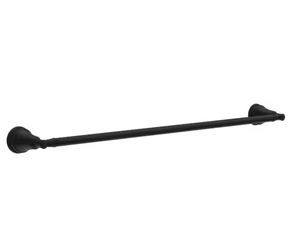 Delta Bath MYN18-MB Mylan 18" Towel Bar w/ 6" Extender Matte Black Finish Delta Bath MYN18-MB Mylan 18" Towel Bar w/ 6" Extender Matte Black Finish