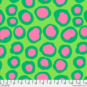 Free Spirit Brandon Mably Fish Lips Green Cotton Fabric By The Yard Free Spirit Brandon Mably Fish Lips Green Cotton Fabric By The Yard