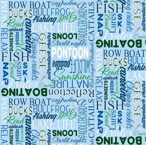 Henry Glass Dockside Words Blue Cotton Fabric By Yard Henry Glass Dockside Words Blue Cotton Fabric By Yard