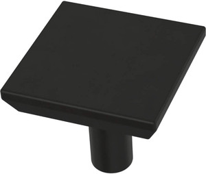Liberty P40847C-FB Flat Black 1 1/8" Simple Chamfered Cabinet Drawer Knob Liberty P40847C-FB Flat Black 1 1/8" Simple Chamfered Cabinet Drawer Knob