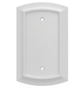 Brainerd W46572-PW Pure White Chatham Single Blank Cover Wall Plate Brainerd W46572-PW Pure White Chatham Single Blank Cover Wall Plate
