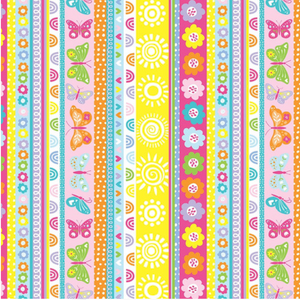 Henry Glass Chasing Rainbows Novelty Stripe Multi Cotton Fabric By The Yard Henry Glass Chasing Rainbows Novelty Stripe Multi Cotton Fabric By The Yard