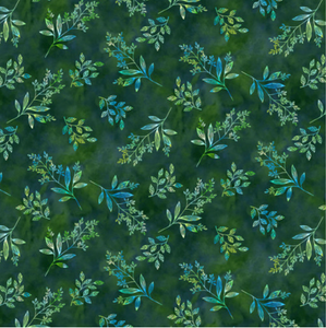 Henry Glass Fairytale Forest Sprigs Forest Cotton Fabric By The Yard Henry Glass Fairytale Forest Sprigs Forest Cotton Fabric By The Yard