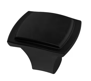 Liberty P38493C-FB 1 1/4" Matte Black Step Edge Cabinet Drawer Knob Liberty P38493C-FB 1 1/4" Matte Black Step Edge Cabinet Drawer Knob