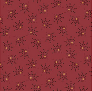 Blank Quilting Garden Club Bouquet w/ Dot Red Cotton Fabric By The Yard Blank Quilting Garden Club Bouquet w/ Dot Red Cotton Fabric By The Yard