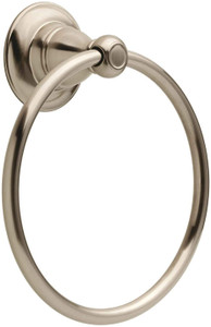 Delta Porter Towel Ring Bath Accessories Brushed Nickel Finish Delta Porter Towel Ring Bath Accessories Brushed Nickel Finish