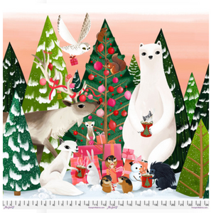 Free Spirit Katy Tanis Woodland Holiday Celebrations Fabric By The Panel Free Spirit Katy Tanis Woodland Holiday Celebrations Fabric By The Panel