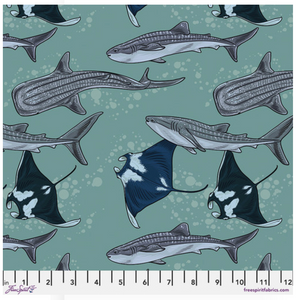 Free Spirit Rachel Hauer Mariana Gentle Giamts Aqua Cotton Fabric By Yard Free Spirit Rachel Hauer Mariana Gentle Giamts Aqua Cotton Fabric By Yard
