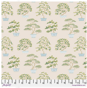 Free Spirit Sanderson Water Garden Penjing Ivory Cotton Fabric By The Yard Free Spirit Sanderson Water Garden Penjing Ivory Cotton Fabric By The Yard