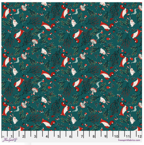 Free Spirit Cori Dantini Enchanted Forest Forest Floor Teal Cotton Fabric By The Yard Free Spirit Cori Dantini Enchanted Forest Forest Floor Teal Cotton Fabric By The Yard