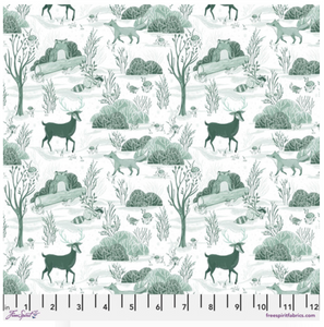 Free Spirit Cori Dantini Enchanted Forest Day In The Woods White Cotton Fabric By The Yard Free Spirit Cori Dantini Enchanted Forest Day In The Woods White Cotton Fabric By The Yard