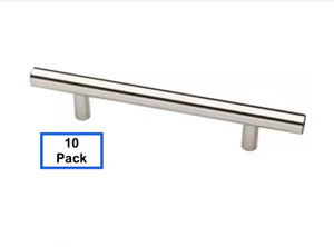 Franklin Brass 5 1/16" Stainless Steel Simple Round Bar Cabinet & Drawer Pull 10 Pack Franklin Brass 5 1/16" Stainless Steel Simple Round Bar Cabinet & Drawer Pull 10 Pack