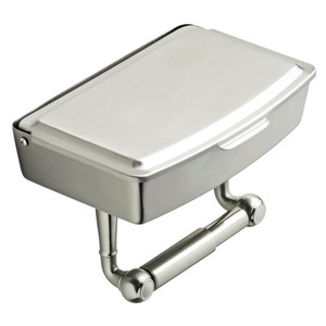 Delta PTR52-SN Porter Bath Toilet Paper Holder w/ Privacy Box Satin Nickel