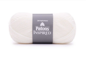 Patons Inspired White 150g Wool Blend Knitting & Crochet Yarn Patons Inspired White 150g Wool Blend Knitting & Crochet Yarn