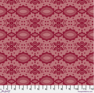 Free Spirit Nathalie Lete Folk Heart Lace Terra Cotta Cotton Fabric By The Yard Free Spirit Nathalie Lete Folk Heart Lace Terra Cotta Cotton Fabric By The Yard