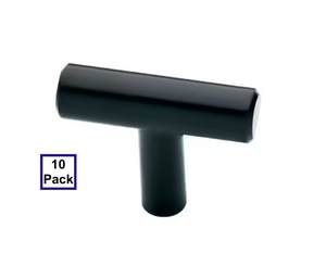 Franklin Brass 1 1/4" Matte Black Simple Round Bar Cabinet & Drawer Knob 10 Pack Franklin Brass 1 1/4" Matte Black Simple Round Bar Cabinet & Drawer Knob 10 Pack