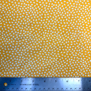 Stof European Natural Lulu Small Leaves Like Dots Orange Quilting Cotton Fabric By The Yard Stof European Natural Lulu Small Leaves Like Dots Orange Quilting Cotton Fabric By The Yard