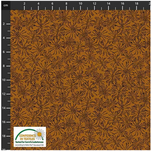 Stof European Flower Sketches Dandelion Gold Quilting Cotton Fabric By The Yard Stof European Flower Sketches Dandelion Gold Quilting Cotton Fabric By The Yard