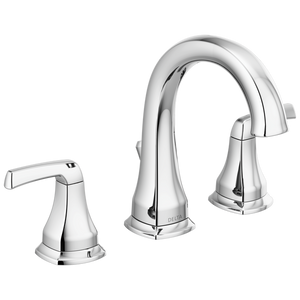 Delta Portwood Widespread Bath Faucet Polished Chrome Finish Delta Portwood Widespread Bath Faucet Polished Chrome Finish