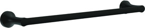 Delta Caffery Bath 24" Towel Bar Matte Black Finish Delta Caffery Bath 24" Towel Bar Matte Black Finish