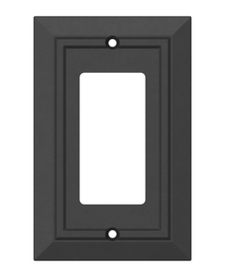 Franklin Brass Classic Architect Single GFCI Decora Wall Plate Cover Flat Black 4 Pack Franklin Brass Classic Architect Single GFCI Decora Wall Plate Cover Flat Black 4 Pack