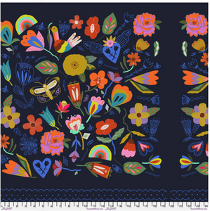 Free Spirit Carolyn Gavin Harmony Blue Magic Panel Cotton Fabric By The Panel Free Spirit Carolyn Gavin Harmony Blue Magic Panel Cotton Fabric By The Panel