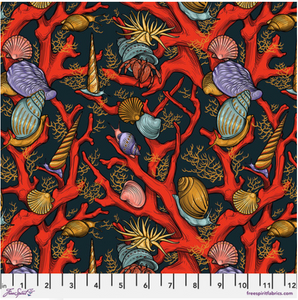 Free Spirit Rachel Hauer Mariana Coral Critters Multi Cotton Fabric By Yard Free Spirit Rachel Hauer Mariana Coral Critters Multi Cotton Fabric By Yard