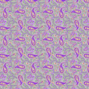 Henry Glass Nana Mae VII Paisley Lilac Cotton Fabric By The Yard Henry Glass Nana Mae VII Paisley Lilac Cotton Fabric By The Yard