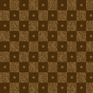 Henry Glass Cavalier Crows Checks Brown & Caramel Cotton Fabric By The Yard Henry Glass Cavalier Crows Checks Brown & Caramel Cotton Fabric By The Yard