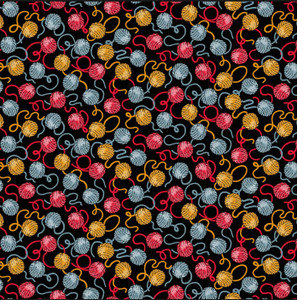 Henry Glass Cat Rescue Cat Yarn Allover Black Cotton Fabric By The Yard Henry Glass Cat Rescue Cat Yarn Allover Black Cotton Fabric By The Yard